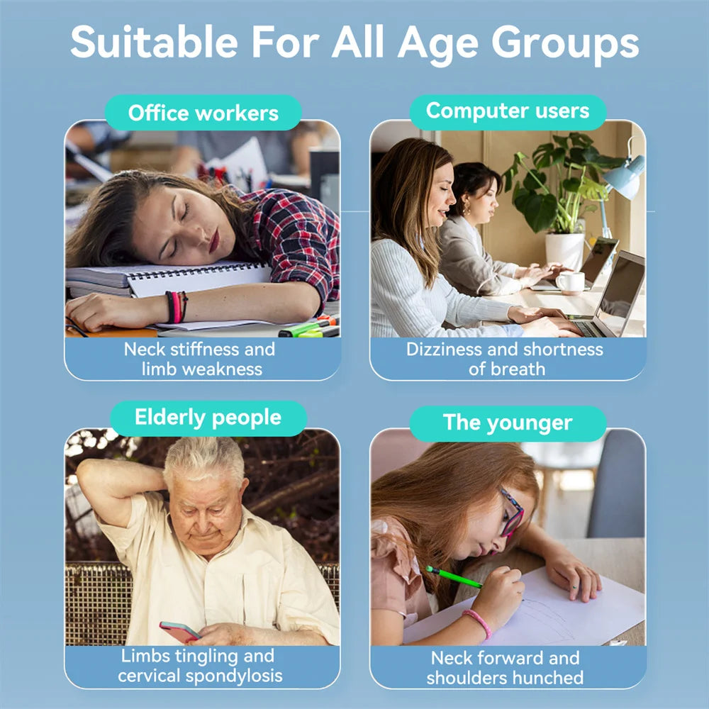 Adjustable Cervical Traction Device Posture Corrector Cervical Neck Braces Support Stretcher Spine Protector Pain Relief