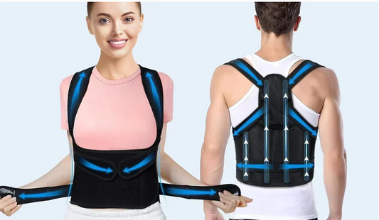Unisex Adjustable Back Support Brace
