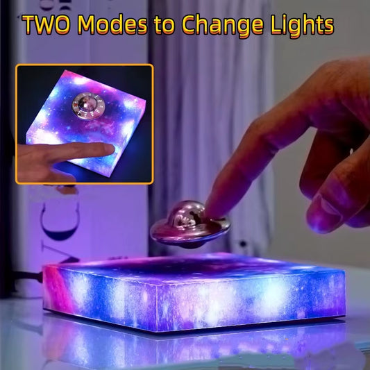 Magnetic Levitating Light Floating UFO Mini Heart Small Night Light Creative Magnetic Levitation Home Decoration
