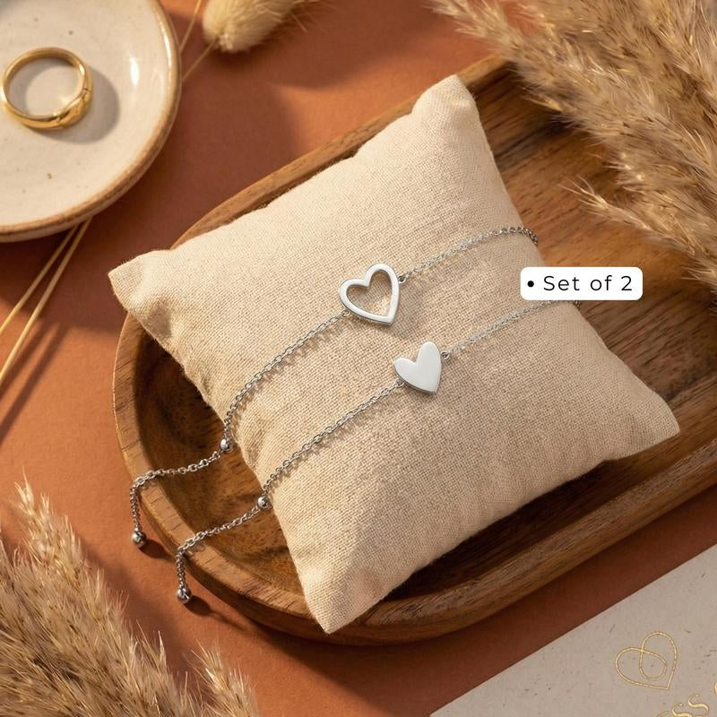 Celebrate Your Bond with the Bestfriends Bracelet Set - Heartfelt Mama Daughter Matching Jewelry