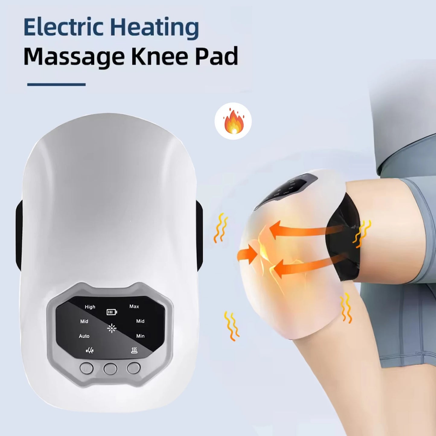 Smart Knee Massager Hot Compress Knee Relaxing Massager Infrared Heat and Vibration Knee Pain Relief Elbow Shoulder Massagers