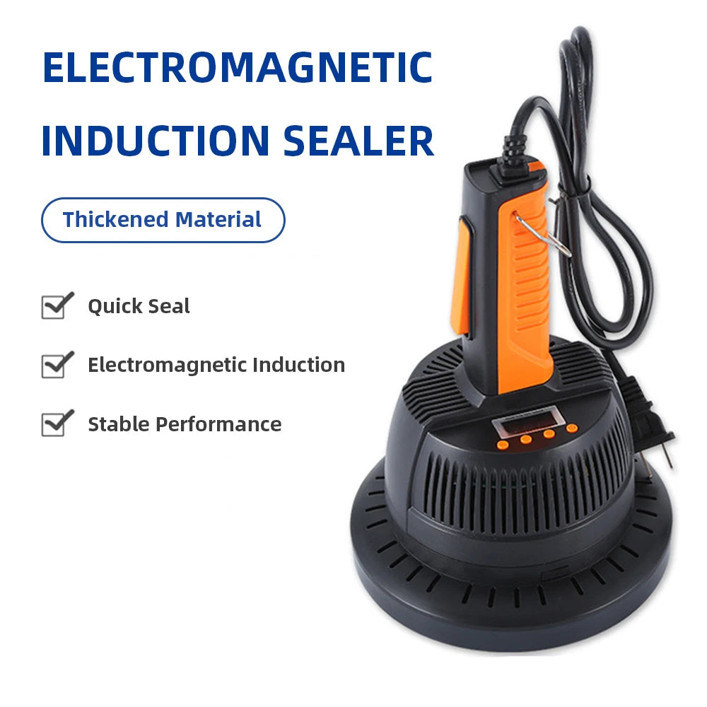 Effortlessly Seal Your Bottles with the Handheld All-In-One Electromagnetic Induction Sealing Machine for Honey Jars and Medicine Bottles