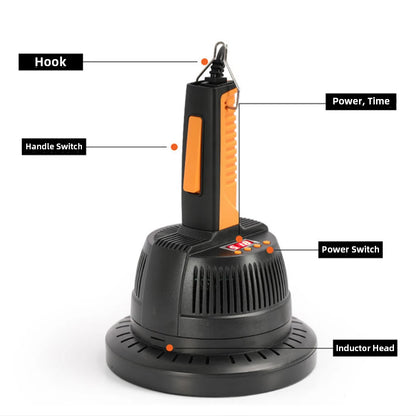 Effortlessly Seal Your Bottles with the Handheld All-In-One Electromagnetic Induction Sealing Machine for Honey Jars and Medicine Bottles