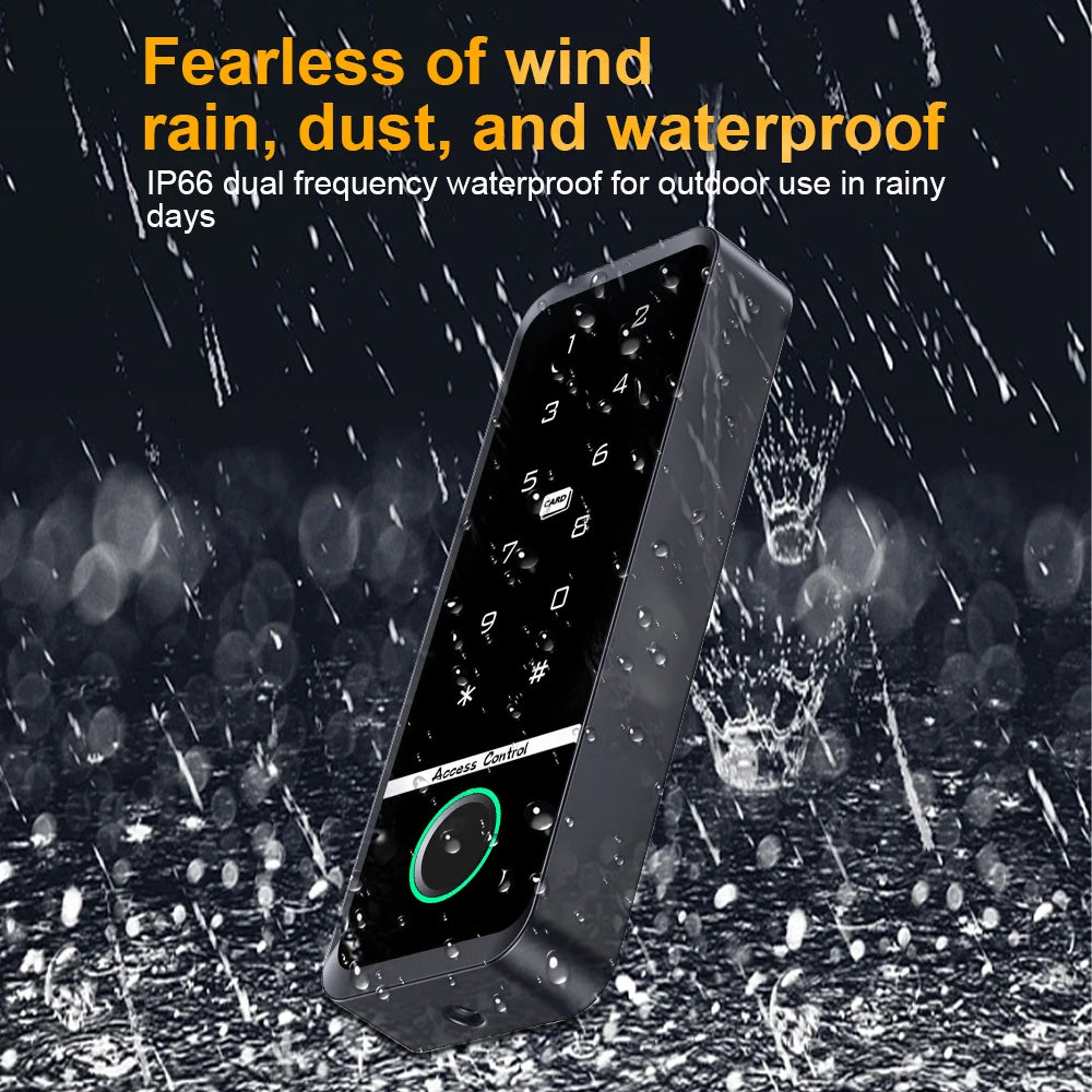 Tuya Smart Door Lock Fingerprint Access Control Home Security Electronic Gate Opener RFID Keypad Biometric Digit Magnetic Reader