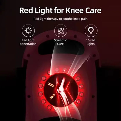 Smart Knee Massager Hot Compress Knee Relaxing Massager Infrared Heat and Vibration Knee Pain Relief Elbow Shoulder Massagers
