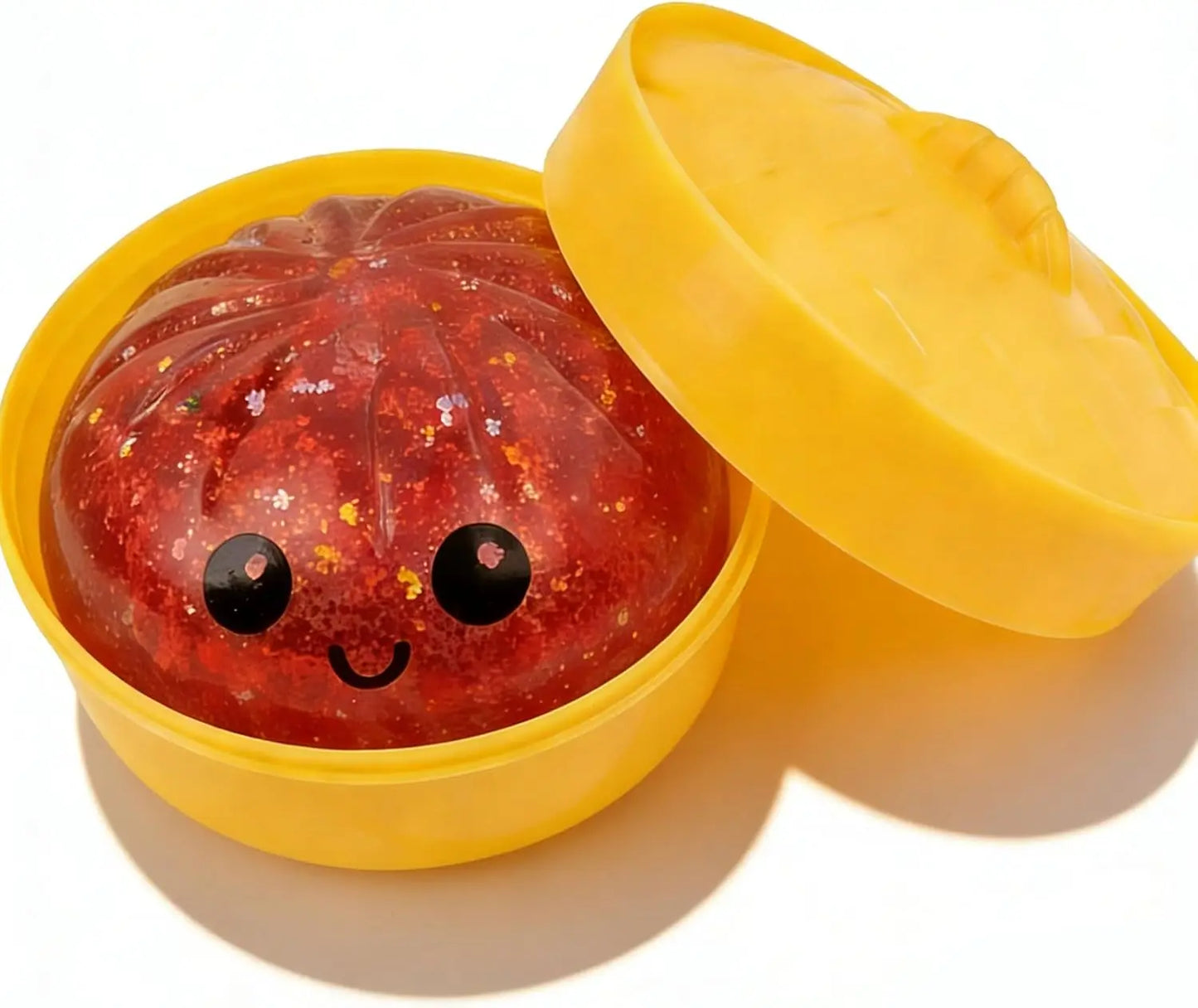 Glitter Dumpling, Glitter Dumpling Squishy Box Dumplings Squishy Anxiety Relief Fidget Soft Squeeze Decompression Dough