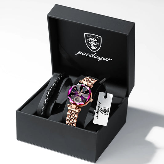 Luxury Watch for Women Waterproof Casual Quartz Ladies Wristwatch High Quality Elegant Women'S Watches Female Reloj+Box