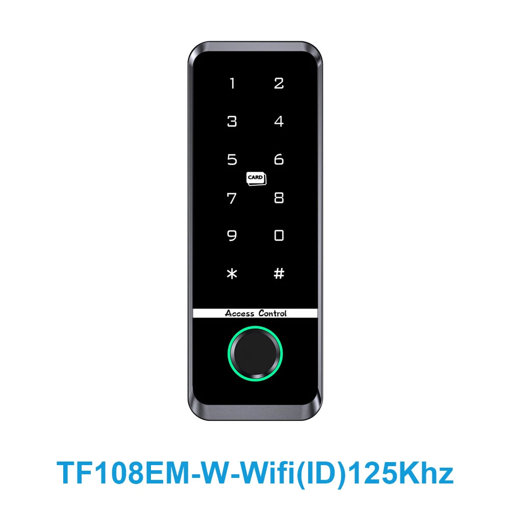 Tuya Smart Door Lock Fingerprint Access Control Home Security Electronic Gate Opener RFID Keypad Biometric Digit Magnetic Reader