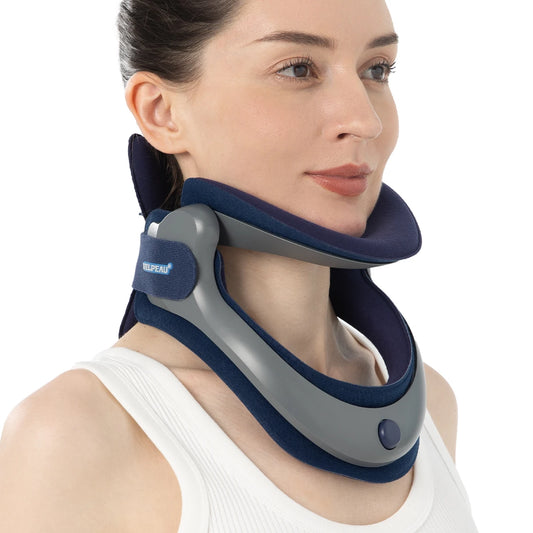 Neck Traction Device for Spine Pressure and Pain, Adjustable Neck Stretcher, Cervical Posture Corrector